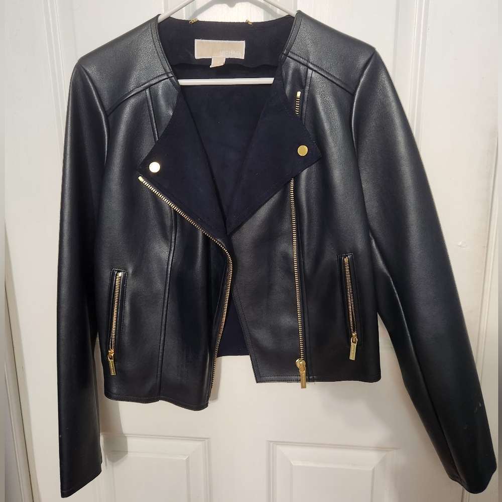 Michael Kors Black Leather Jacket